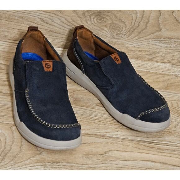 Clarks Driftway Step 26163856 Mens Size 9.5 Blue Loafers Slip Ons Casual Shoes main image 9